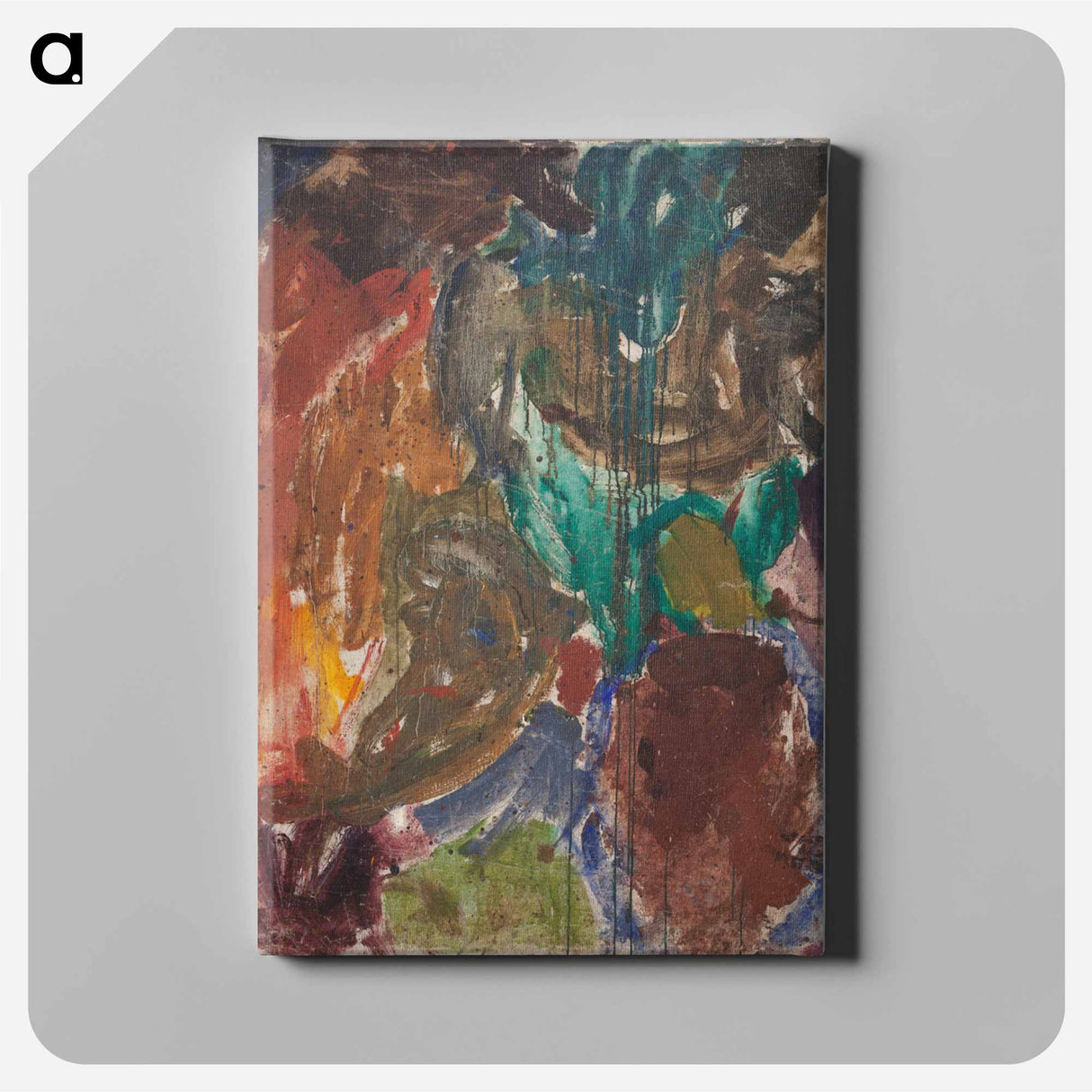 Dante and Vergil in the Underworld - エドヴァルド ウェイ Canvas.