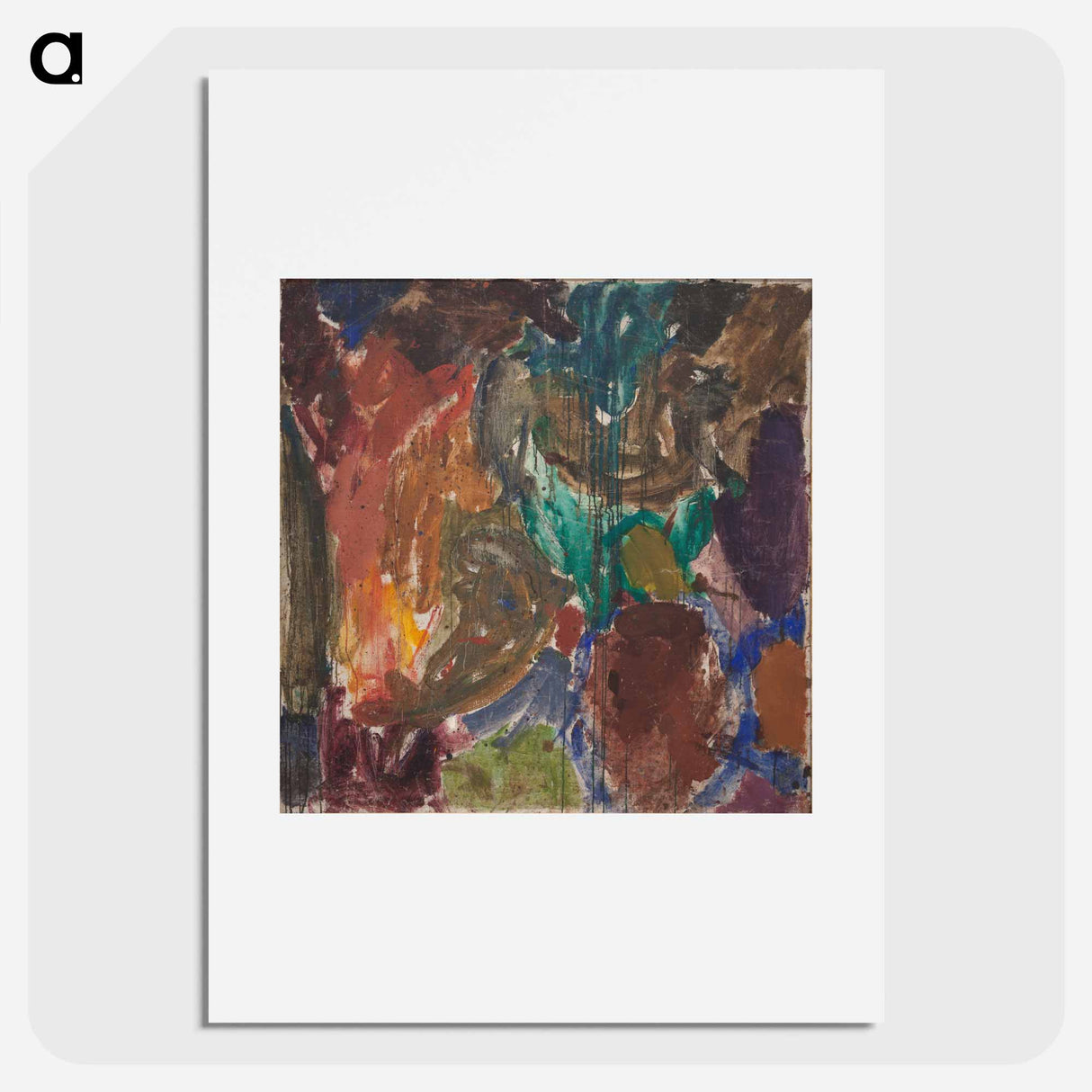 Dante and Vergil in the Underworld - エドヴァルド ウェイ Poster.