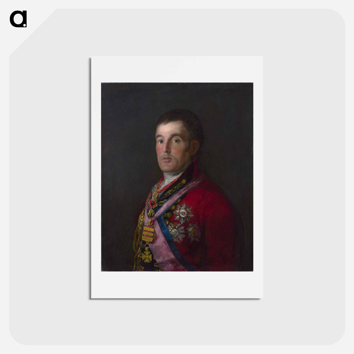 アートポストカード-The Duke of Wellington - フランシスコ デ ゴヤ Postcard.