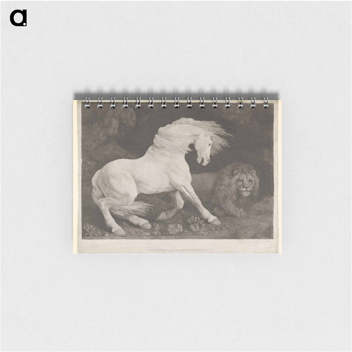 アートメモ帳-A Horse Affrighted at a Lion
- ジョージ スタッブス Memo.