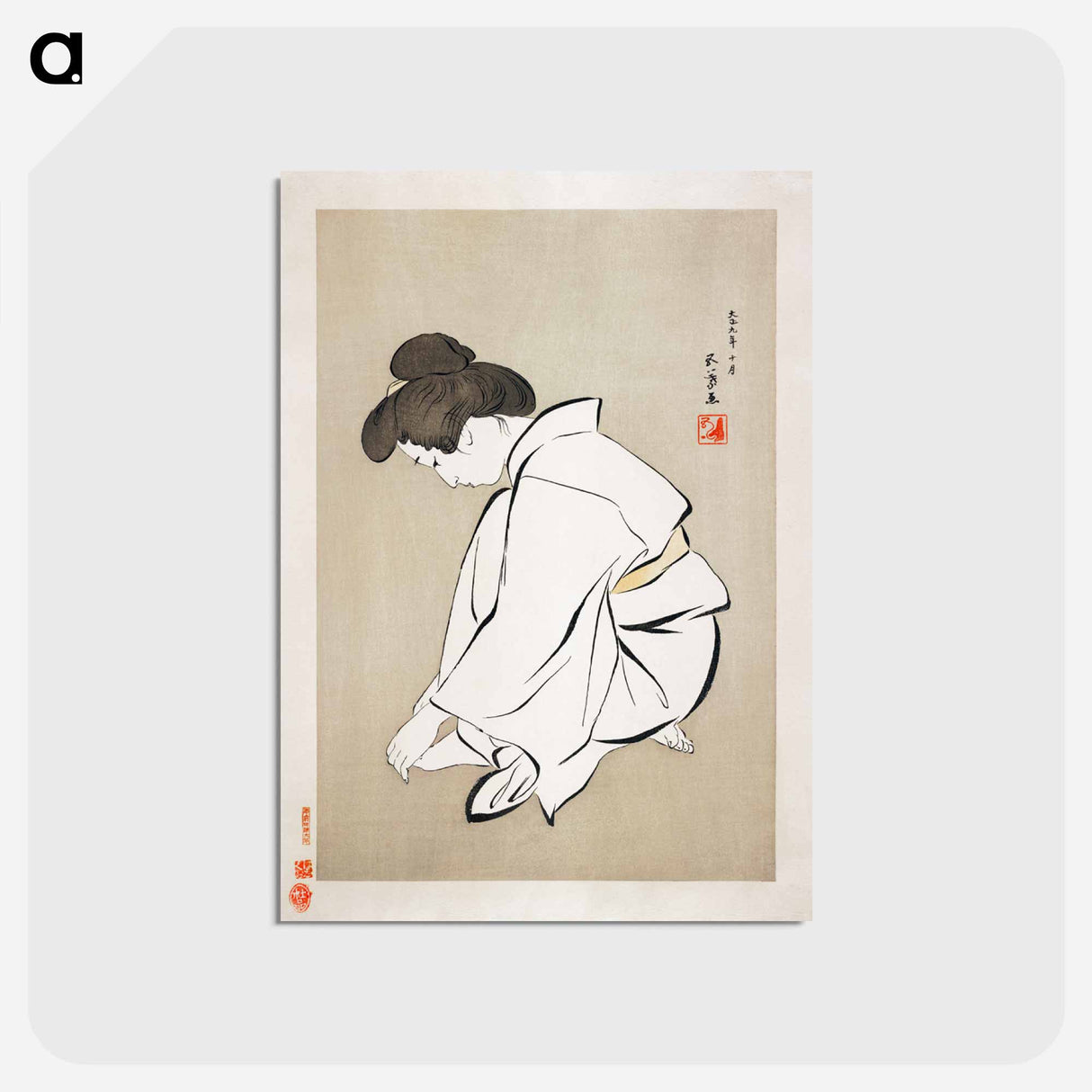 アートポストカード-Woman Cutting Her Toenails
- 橋口 五葉 Postcard.