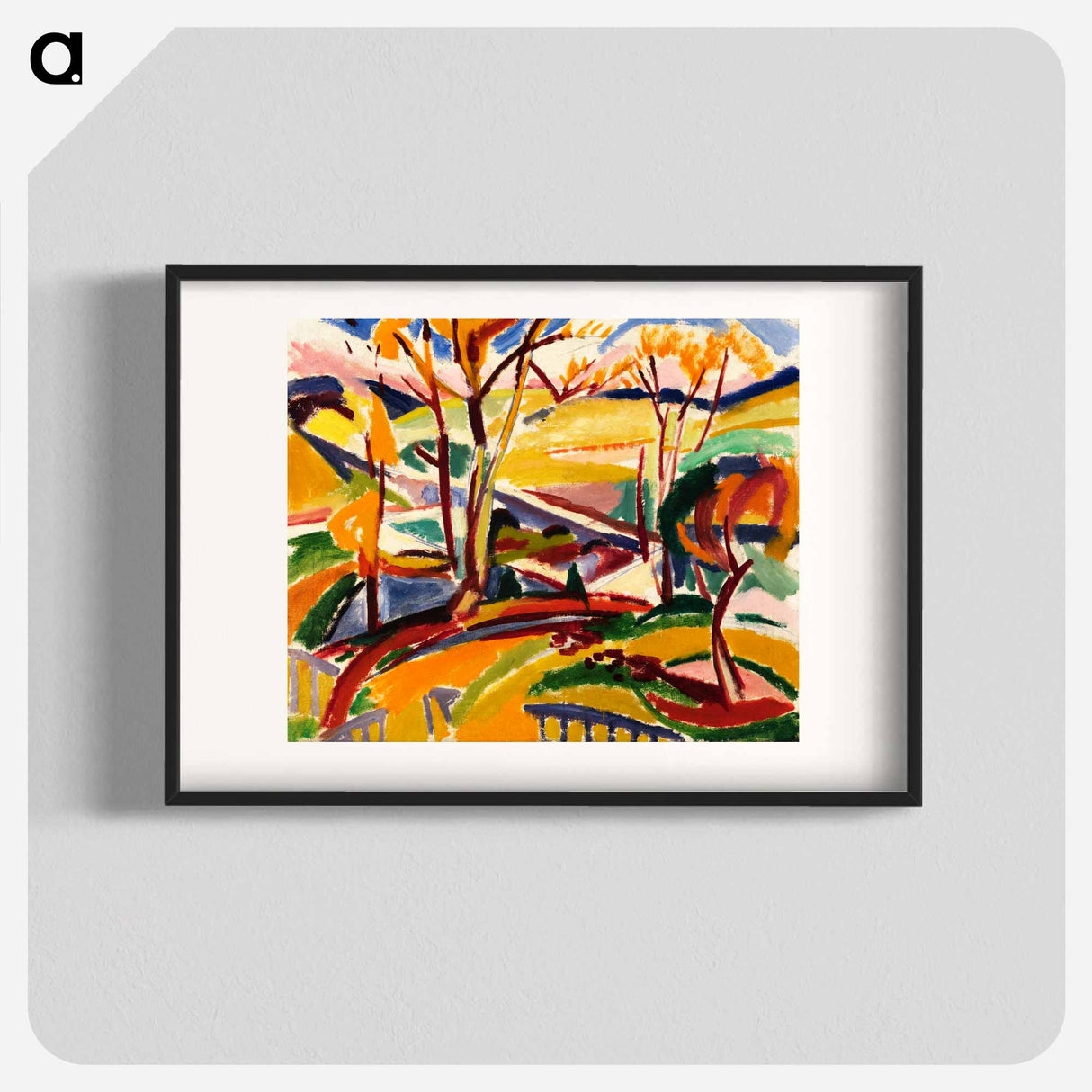 Valley Falls I - ヘンリー ライマン サイエン Poster.