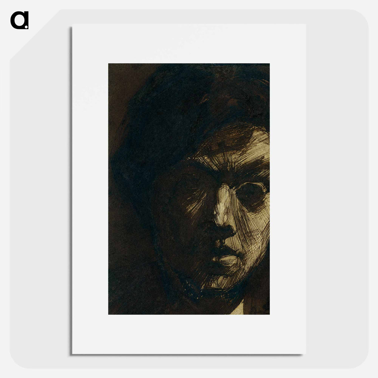 Self–portrait of the painter Jan Toorop - Jan Toorop Poster.