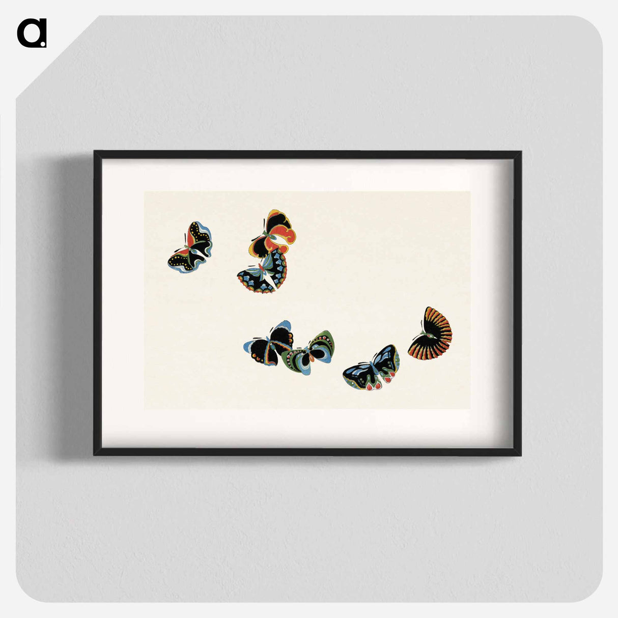 One Thousand Butterflies - 神坂 雪佳 Poster.