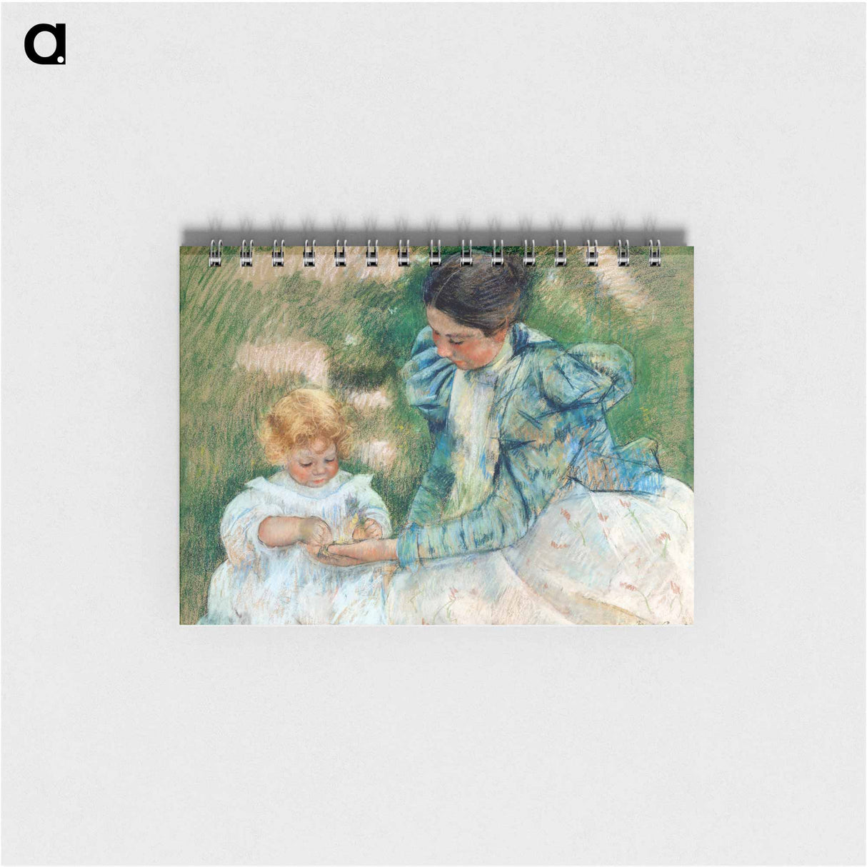 Mother Playing with Child - メアリー カサット Memo.