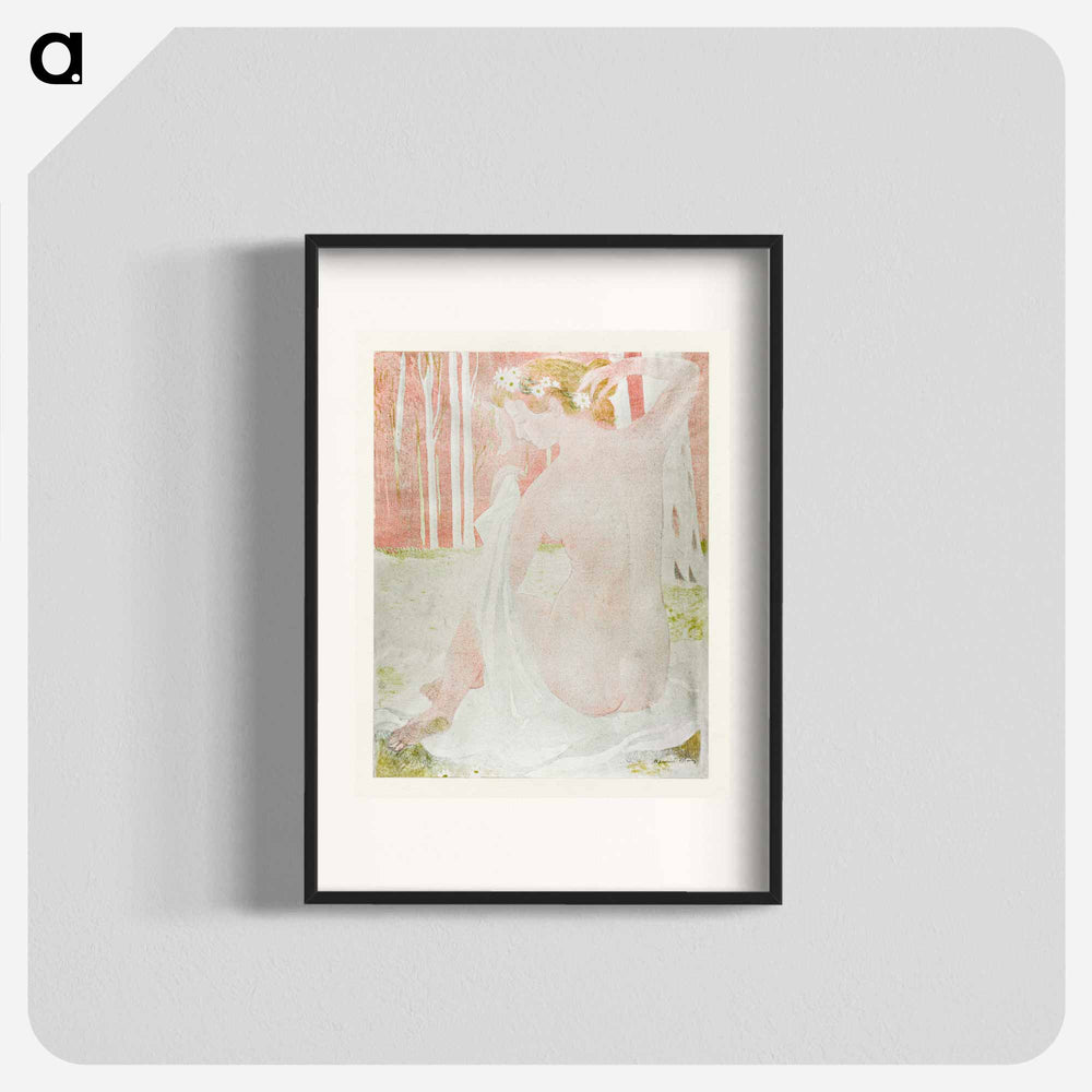 Nymph Crowned with Daisies - Maurice Denis Poster.