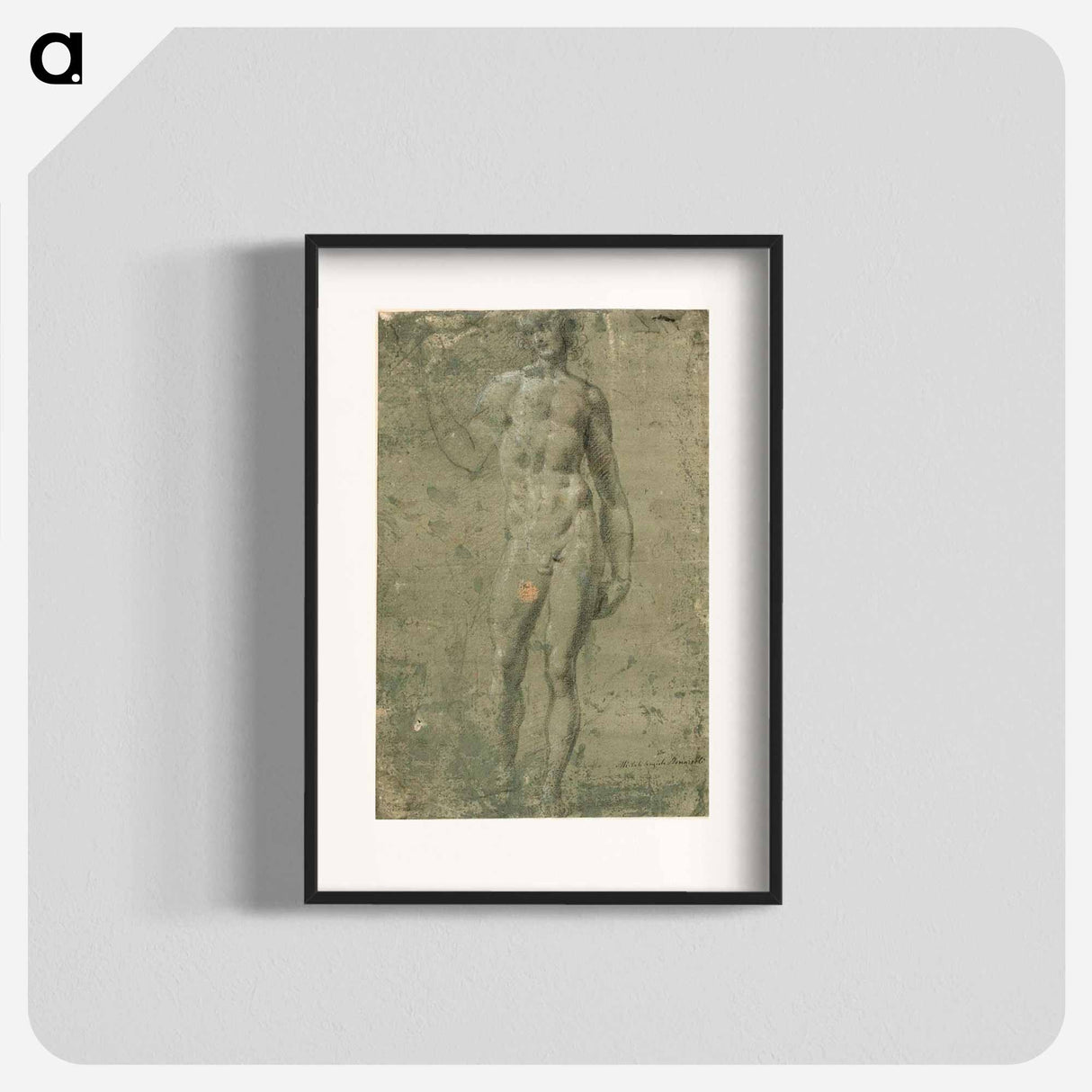 Bacchus - Michelangelo Buonarroti Poster.