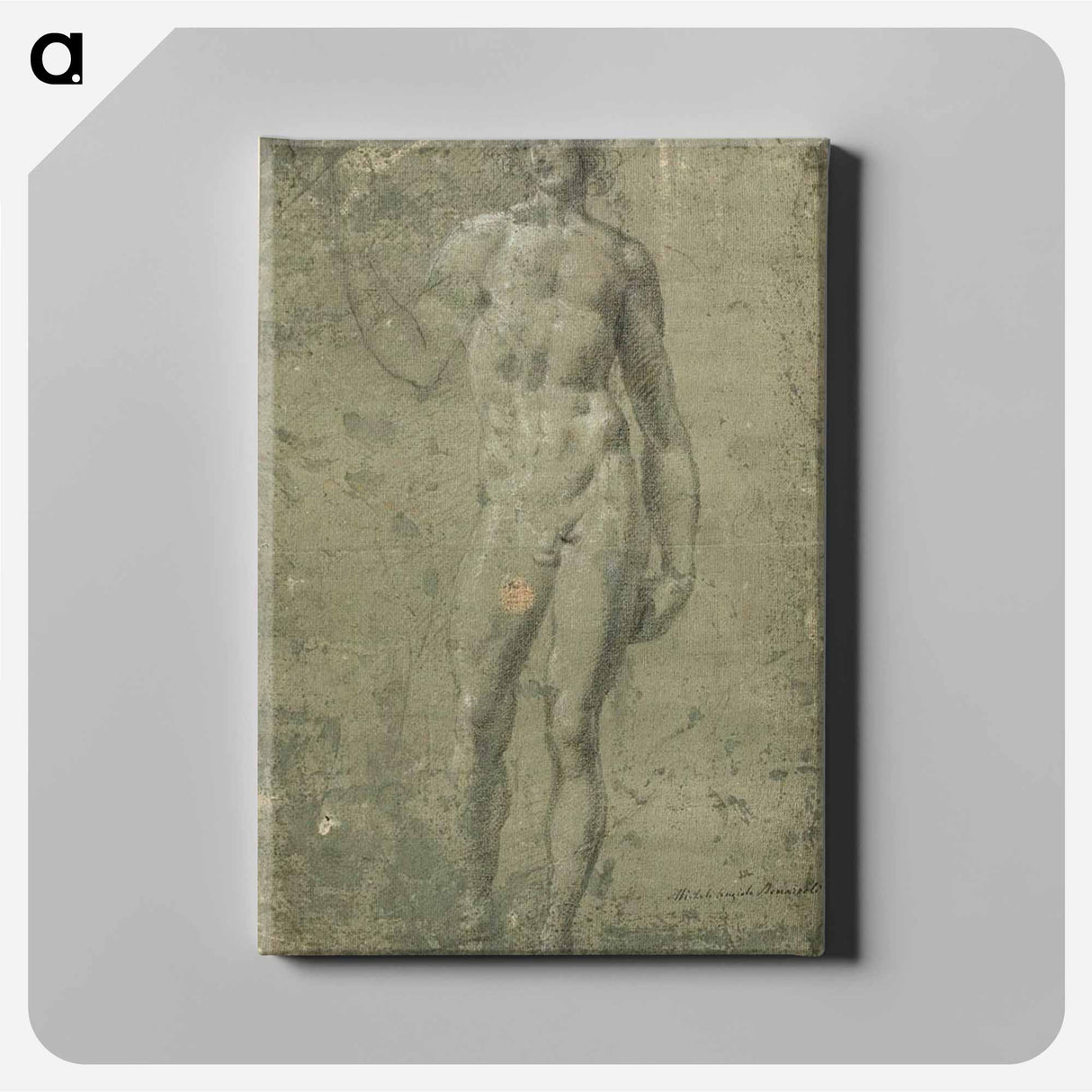 Bacchus - ミケランジェロ ブオナローティ Canvas.