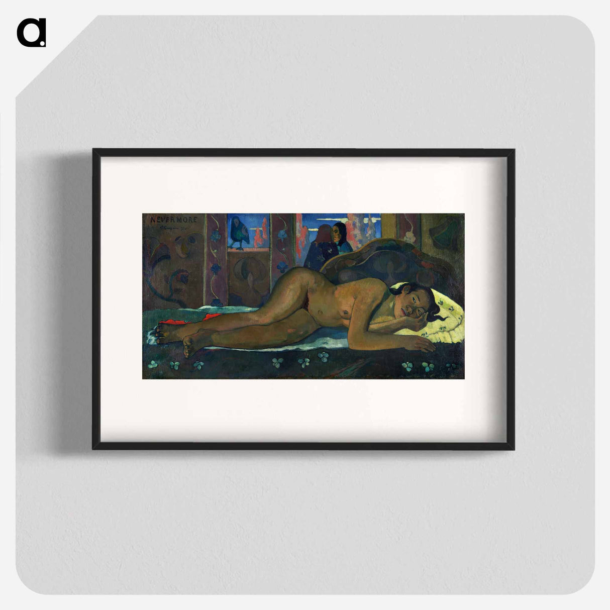 Nevermore - Paul Gauguin Poster.