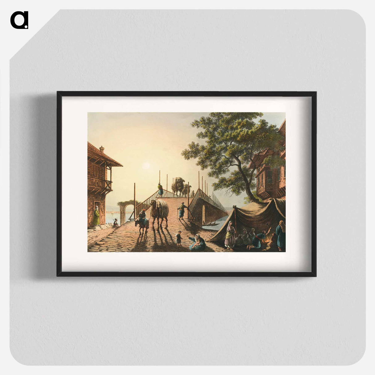 Ponte piccolo - View of the Ottoman Empire Poster.