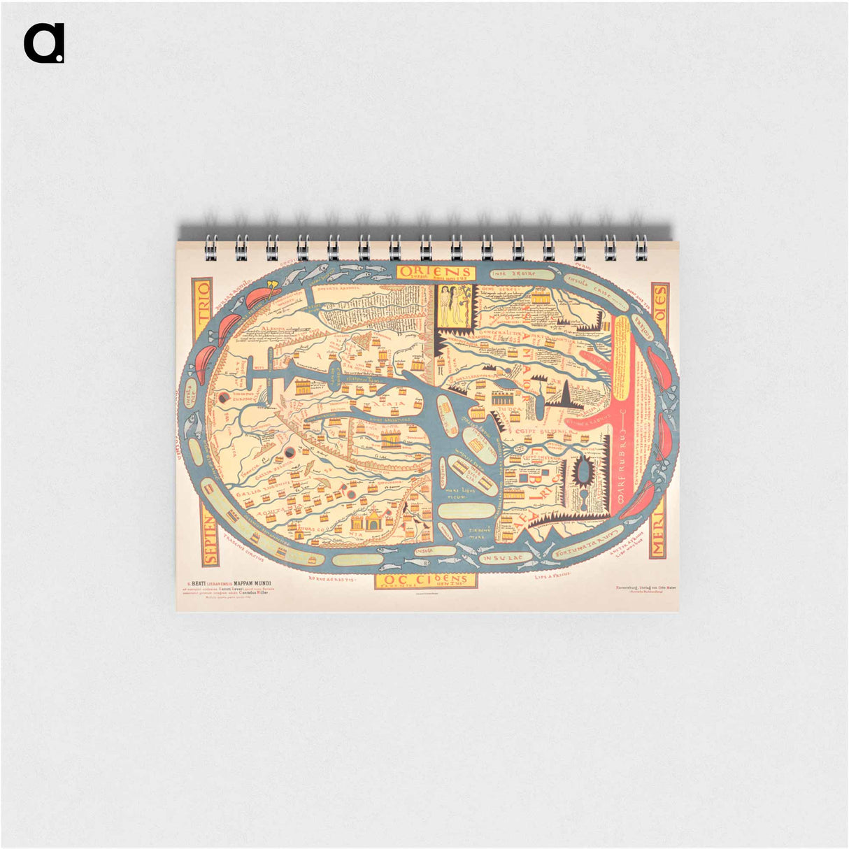 S. Beati Liebanensis mappam mundi - アンティーク地図 Memo.