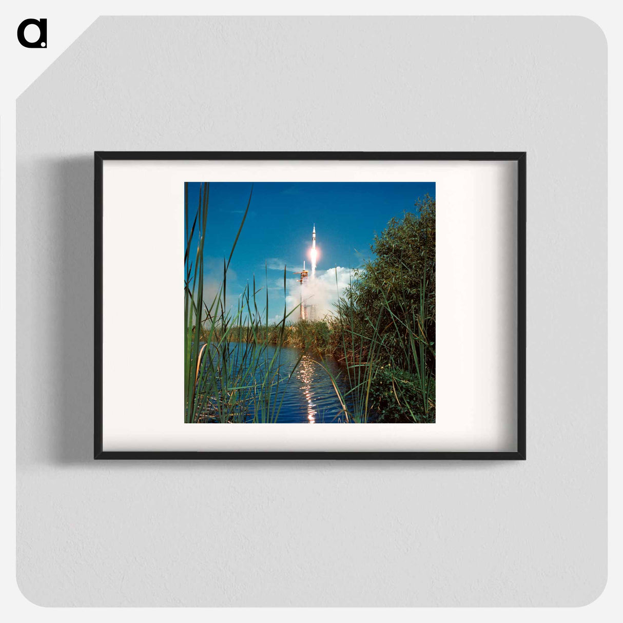 Liftoff - Apollo-Soyuz Test Project - Apollo Moon Landing Poster.