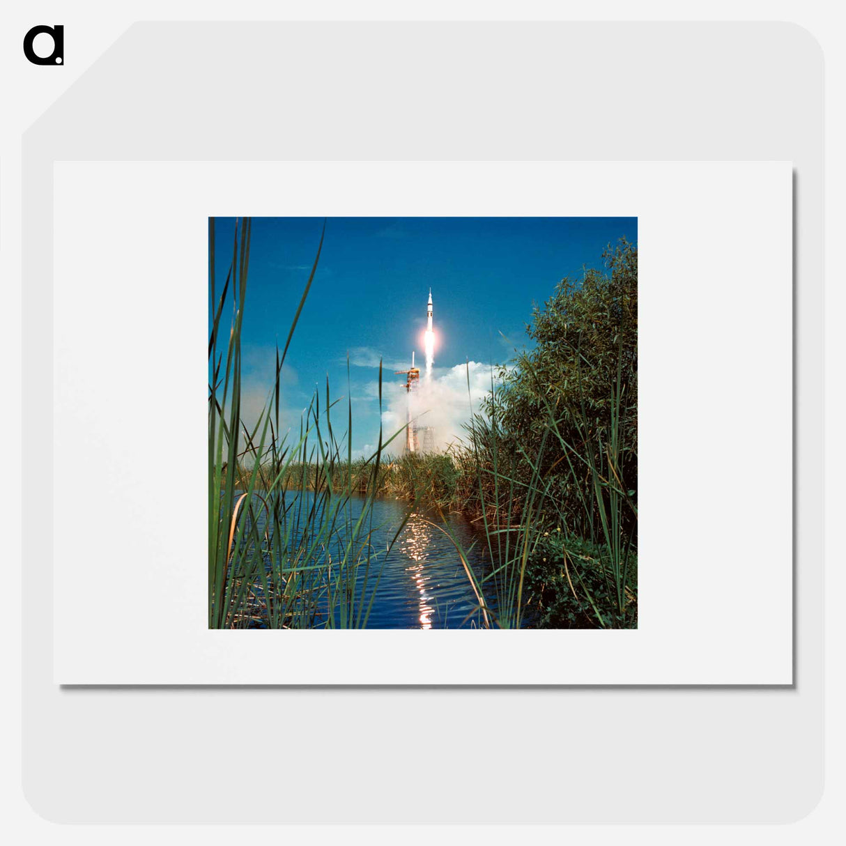 Liftoff - Apollo-Soyuz Test Project - Apollo Moon Landing Poster.