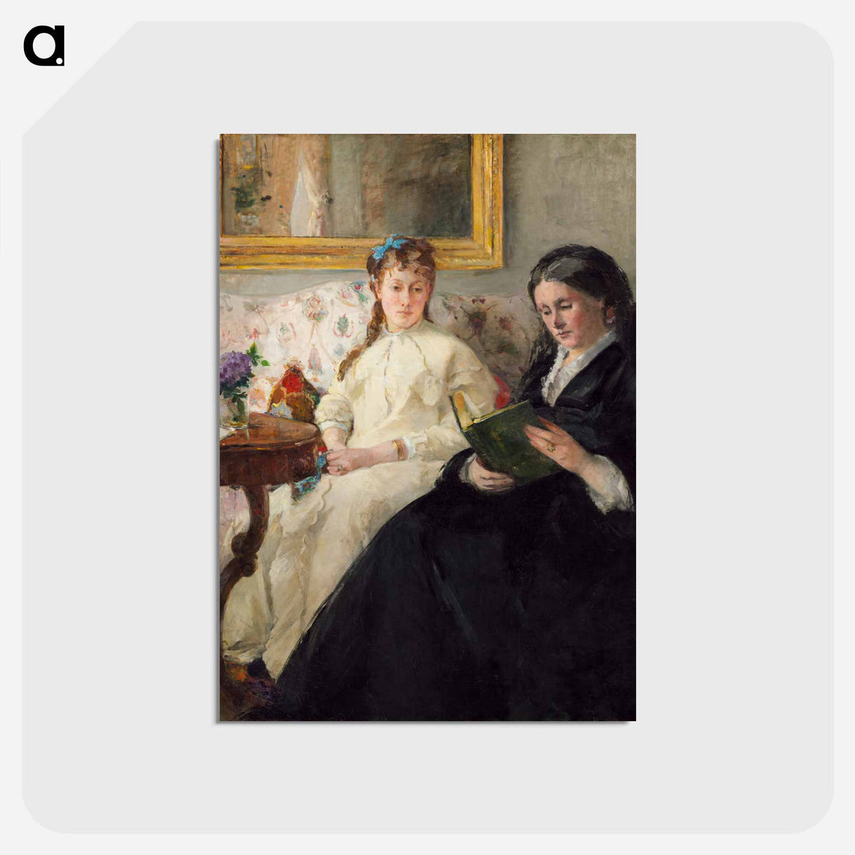アートポストカード-The Mother and Sister of the Artist
- ベルト モリゾ Postcard.