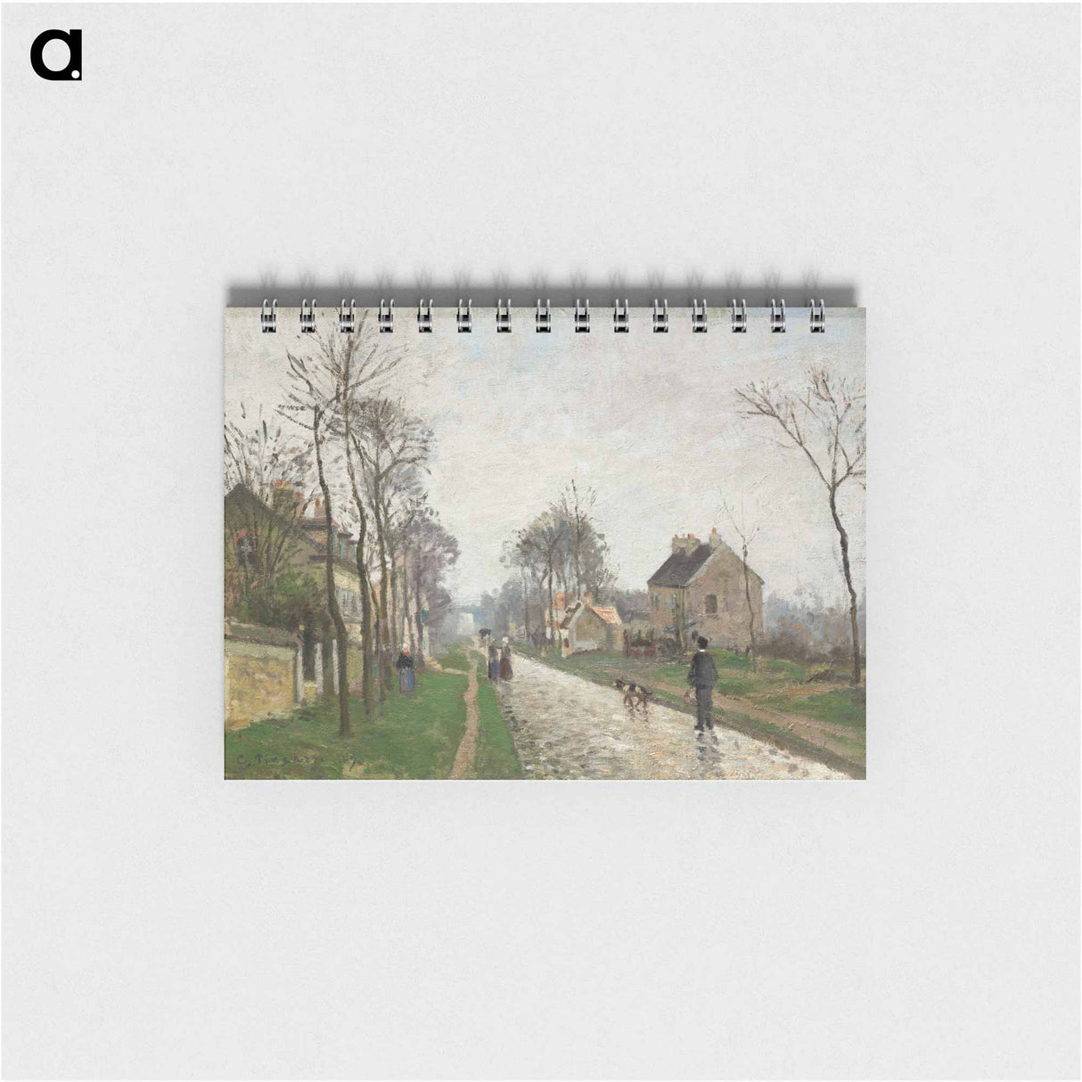 The title is not explicitly mentioned in the provided description. Please provide a description that includes the title of the artwork. - カミーユ ピサロ Memo.