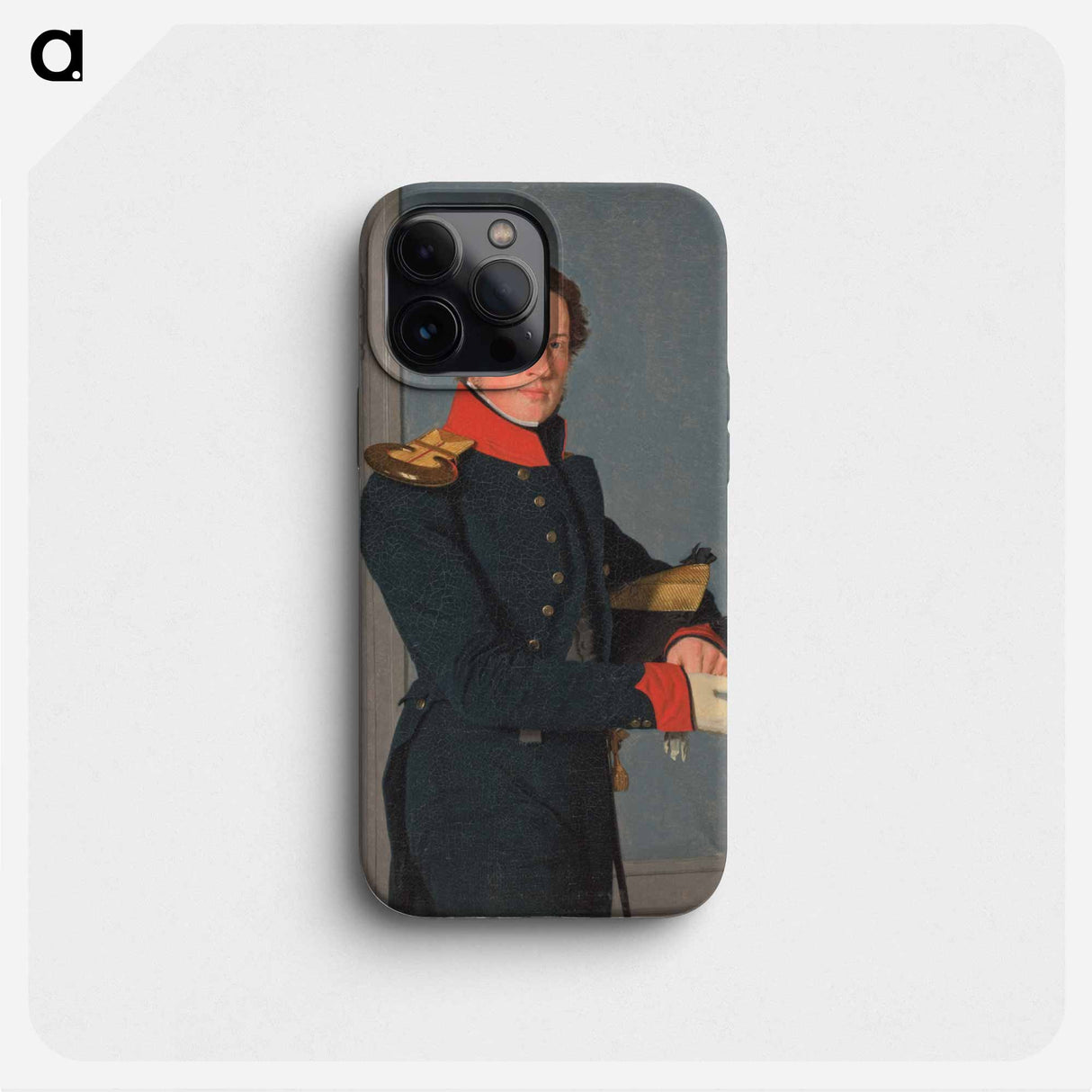 Captain Lieutenant of the Navy D. Christen Schifter Feilberg - クリステン ケプケ Phone Case.