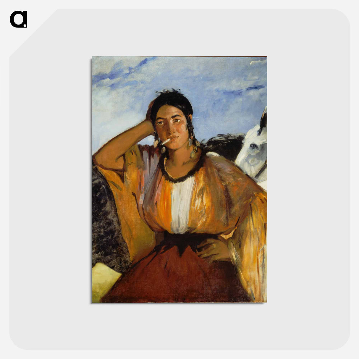 アートポストカード-Edouard Manet's famous painting - エドゥアール マネ Postcard.