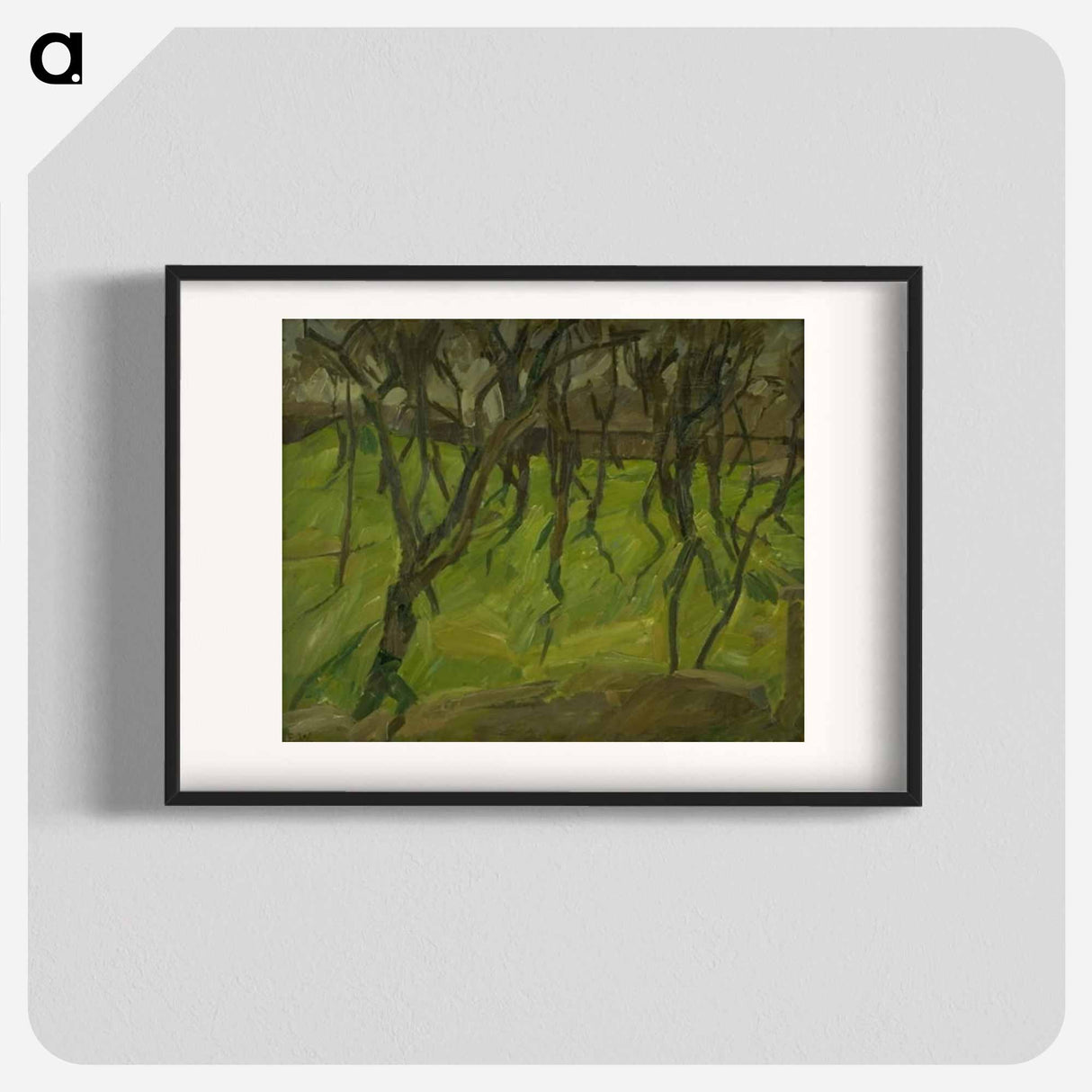 Trees on Christianshavns Vold - エドヴァルド ウェイ Poster.