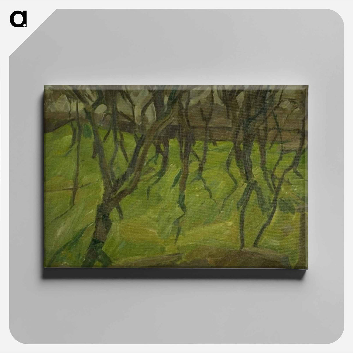 Trees on Christianshavns Vold - エドヴァルド ウェイ Canvas.