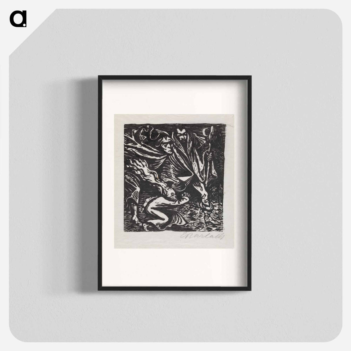 Will-O'-the-Wisp - エルンスト ハインリヒ バルラッハ Poster.