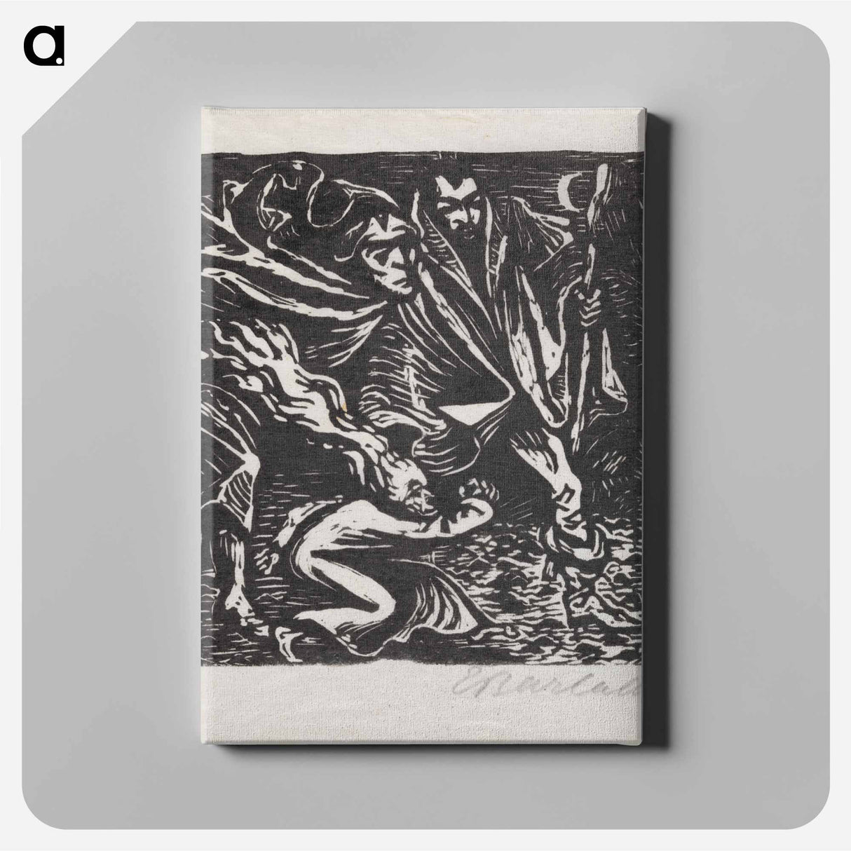 Will-O'-the-Wisp - エルンスト ハインリヒ バルラッハ Canvas.