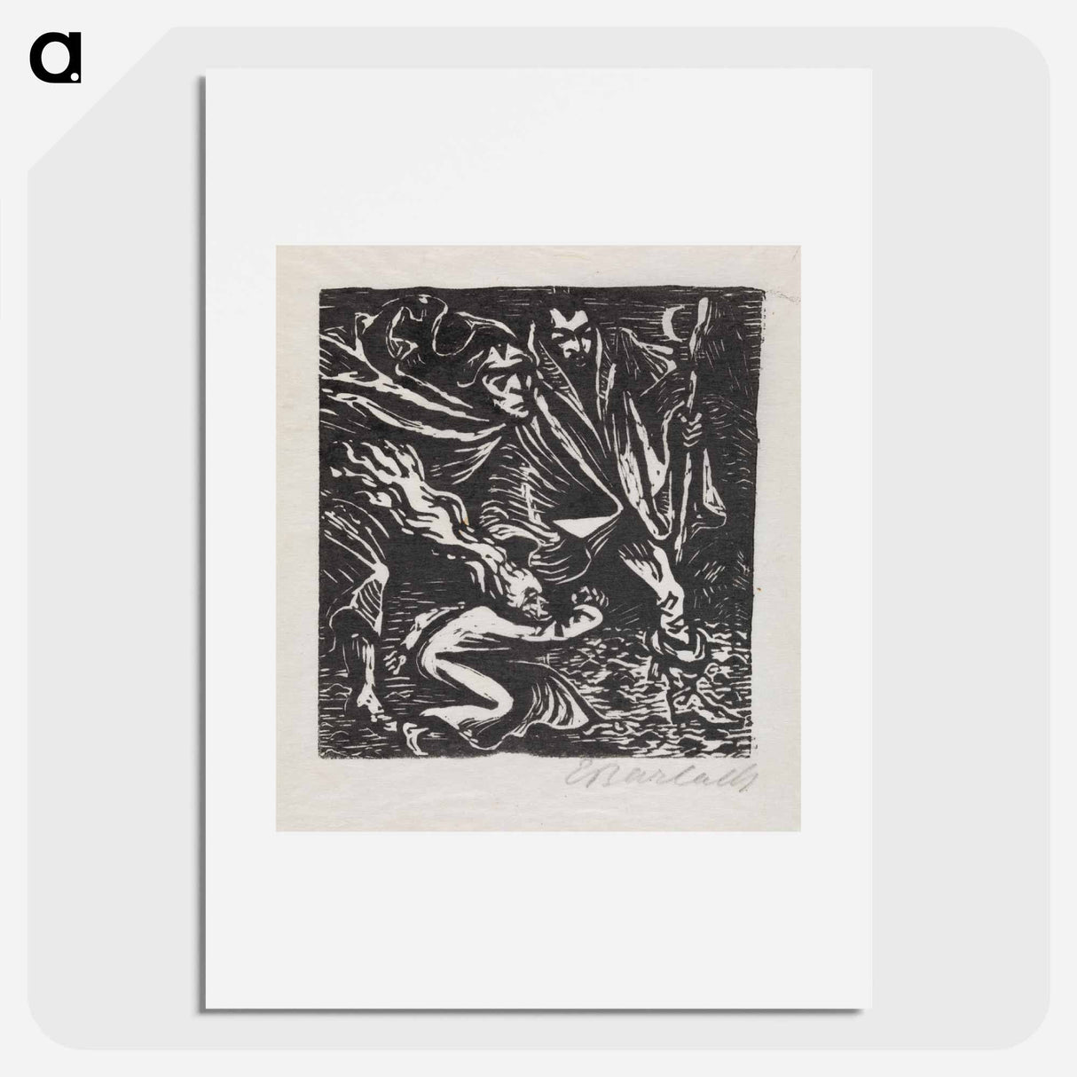 Will-O'-the-Wisp - エルンスト ハインリヒ バルラッハ Poster.