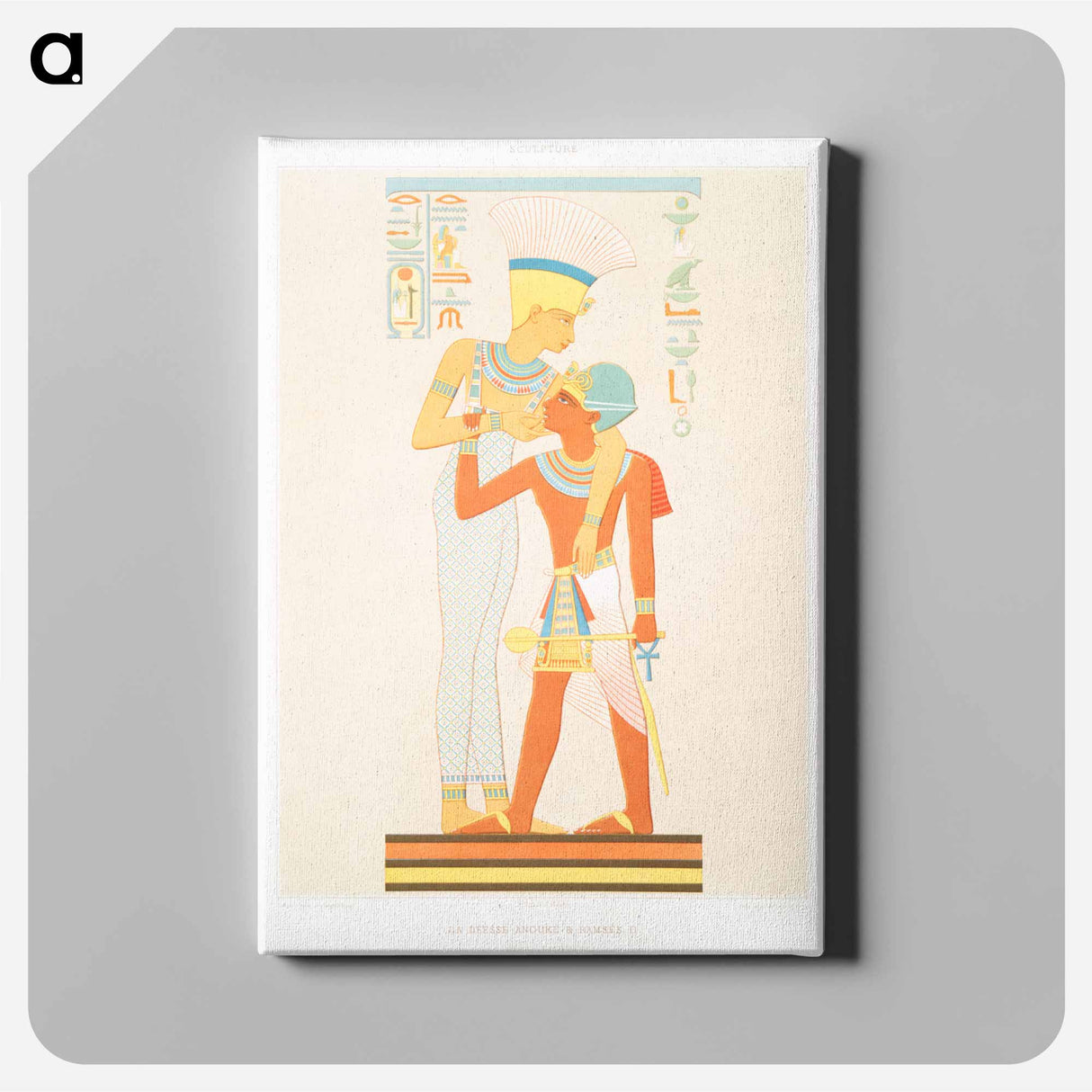 アートパネル-Goddess Anouke & Ramses II
- エジプト美術史 Canvas.