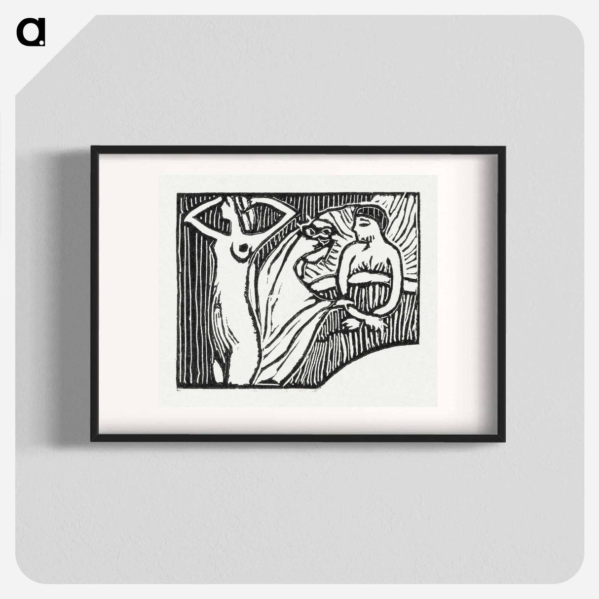 Illustration for poem from Paul Verlaine's collection of poetry Sagesse - Maurice Denis Poster.