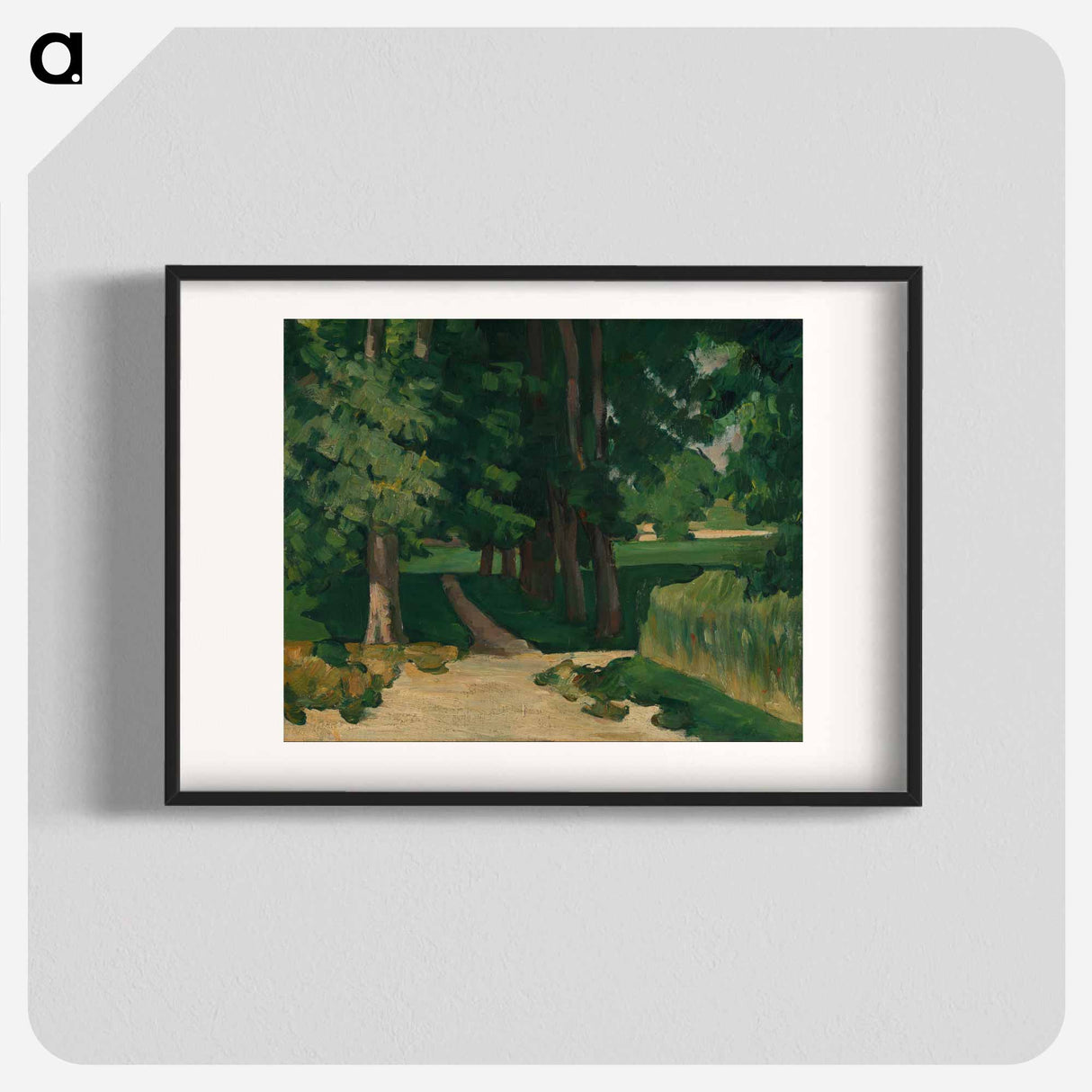 The Avenue at the Jas de Bouffan - Paul Cezanne Poster.