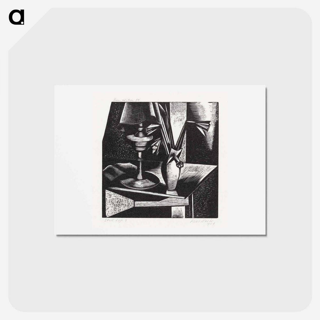 アートポストカード-Still life - ポール ナッシュ Postcard.