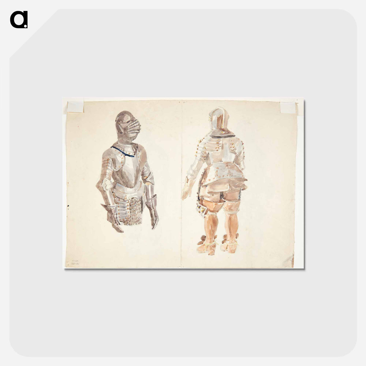 アートポストカード-Armor Studies
- ピーター ハンセン Postcard.