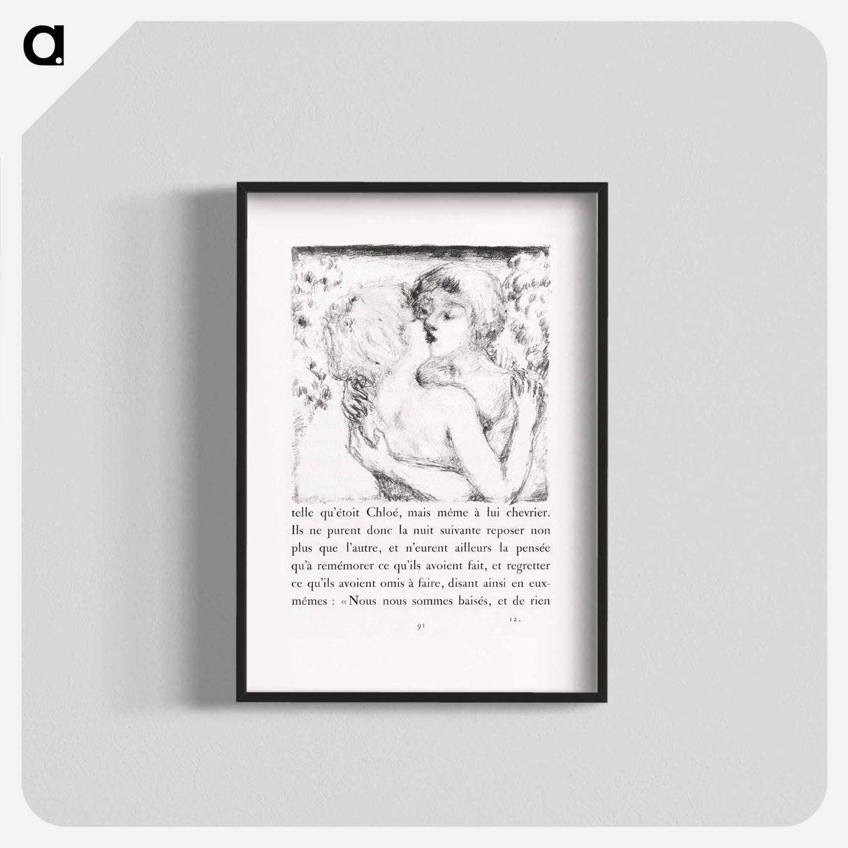 Couple Embracing
- ピエール ボナール Poster.