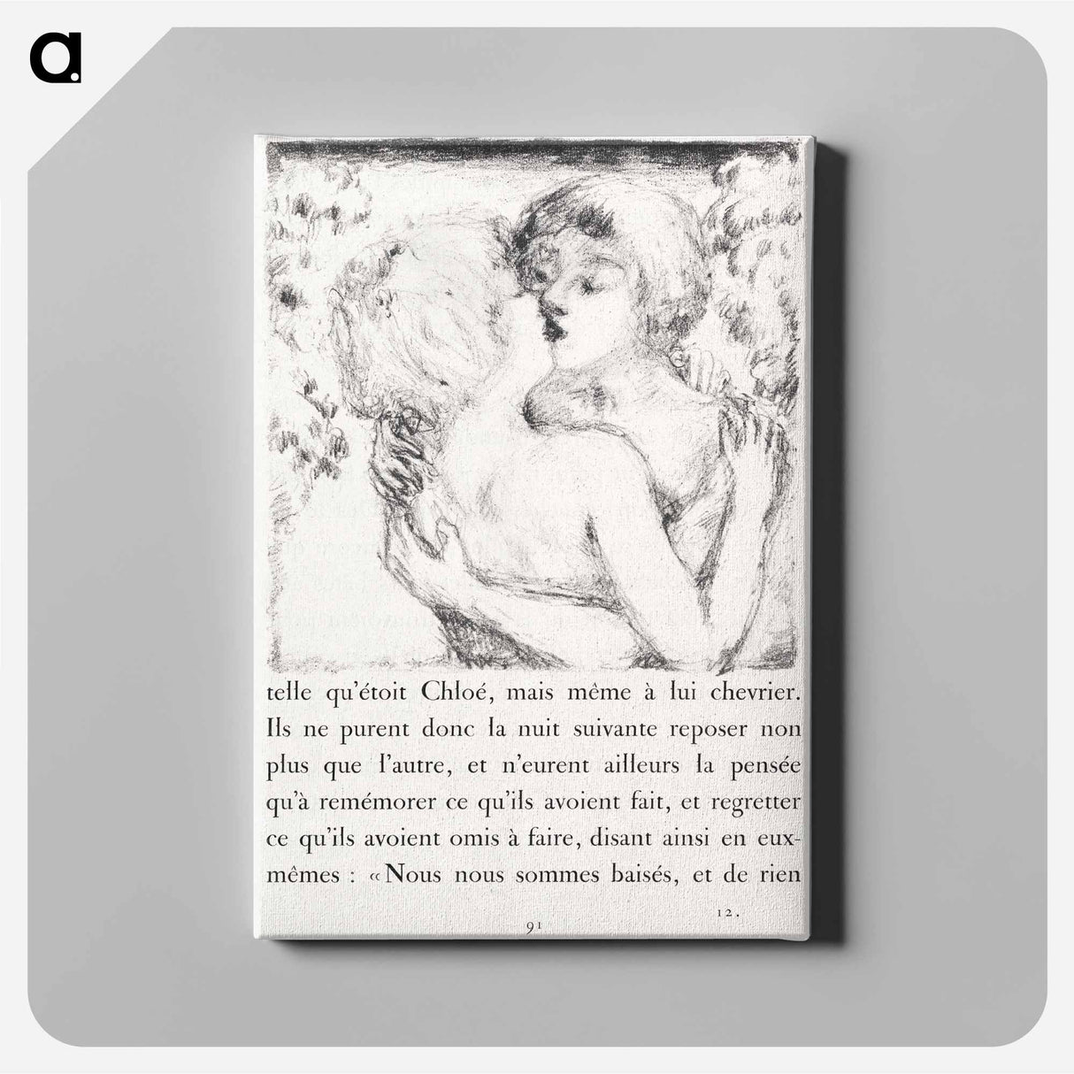 Couple Embracing
- ピエール ボナール Canvas.