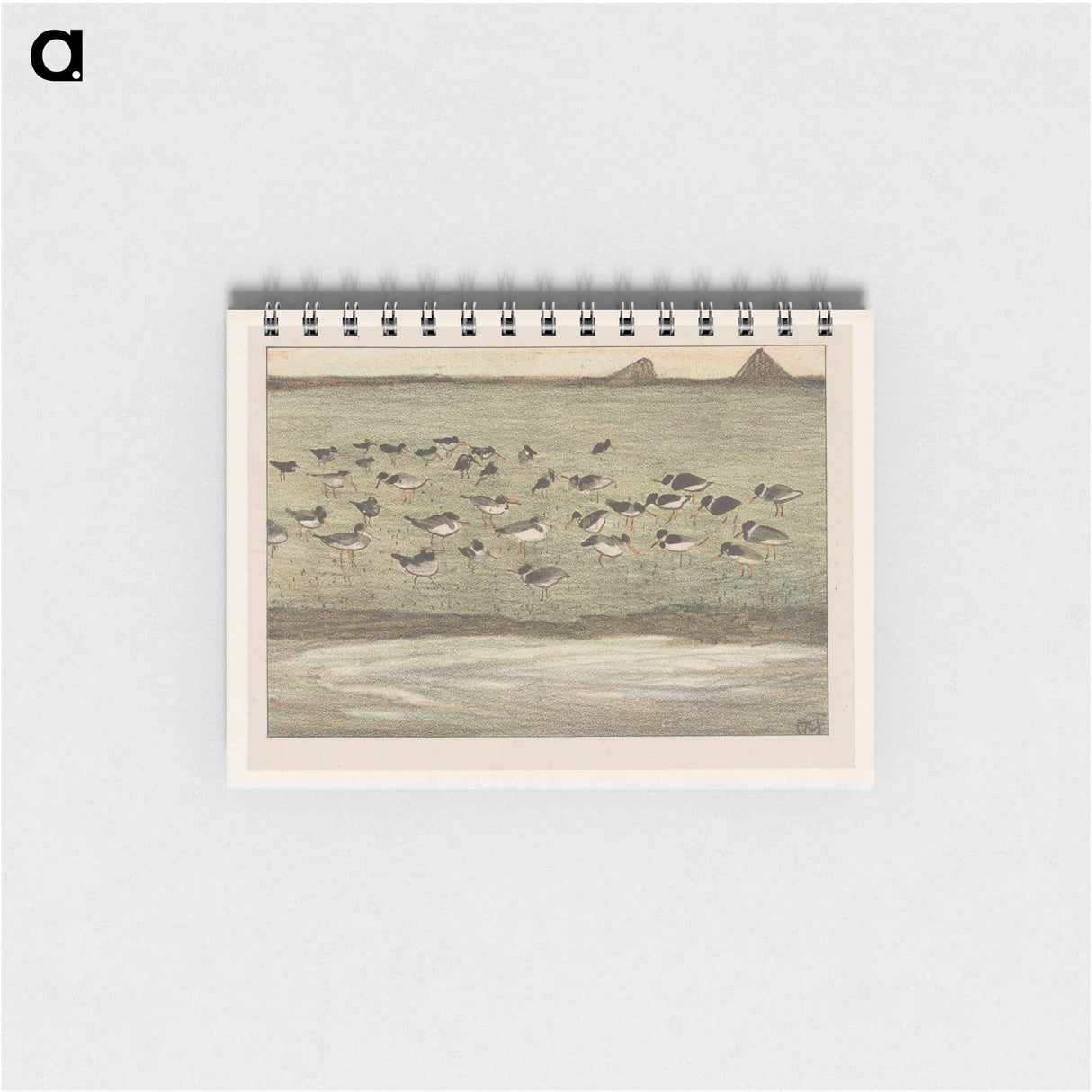 Scholeksters aan de waterkant - テオ ヴァン ホイテマ Memo.