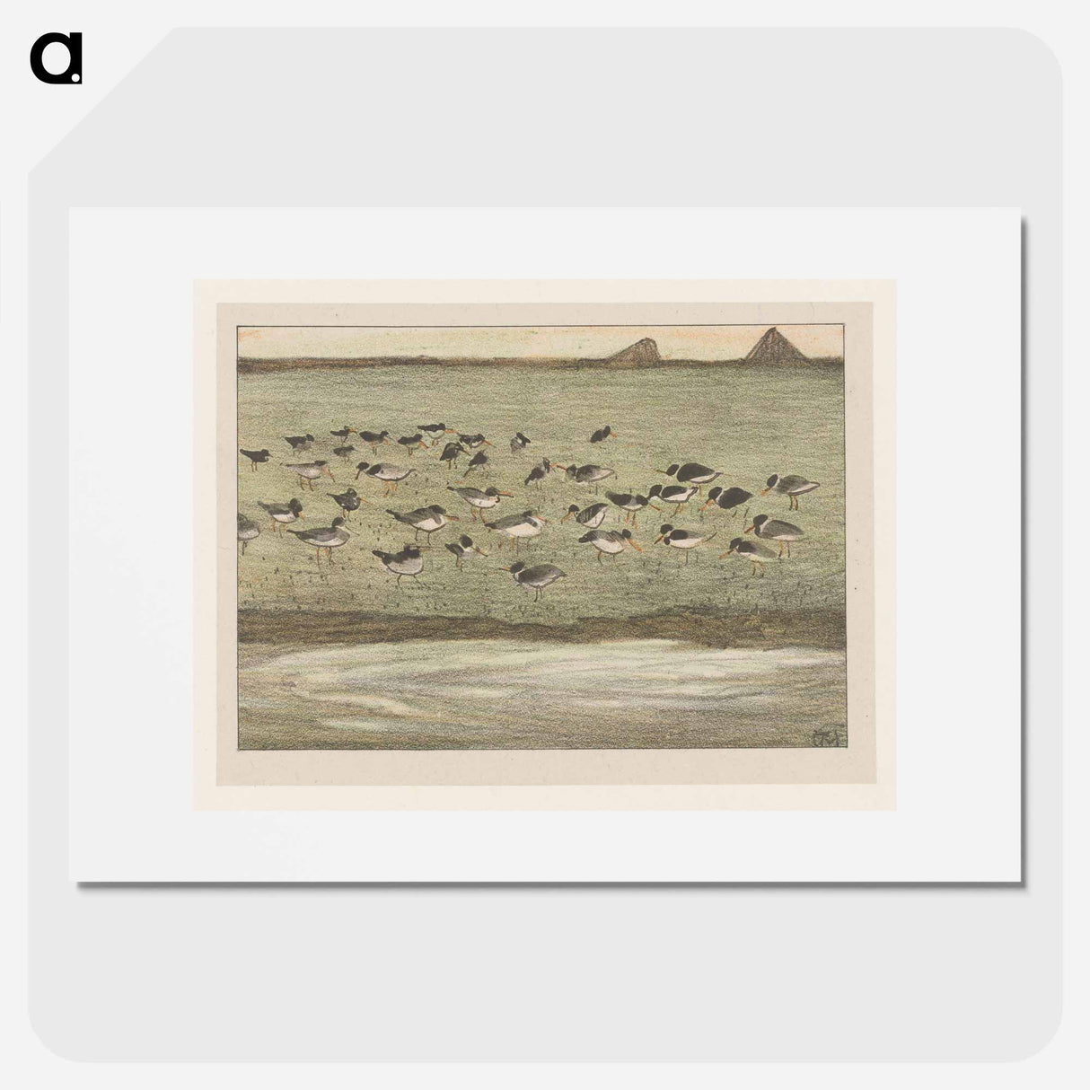 Watercolor paintings - Theo van Hoytema Poster.