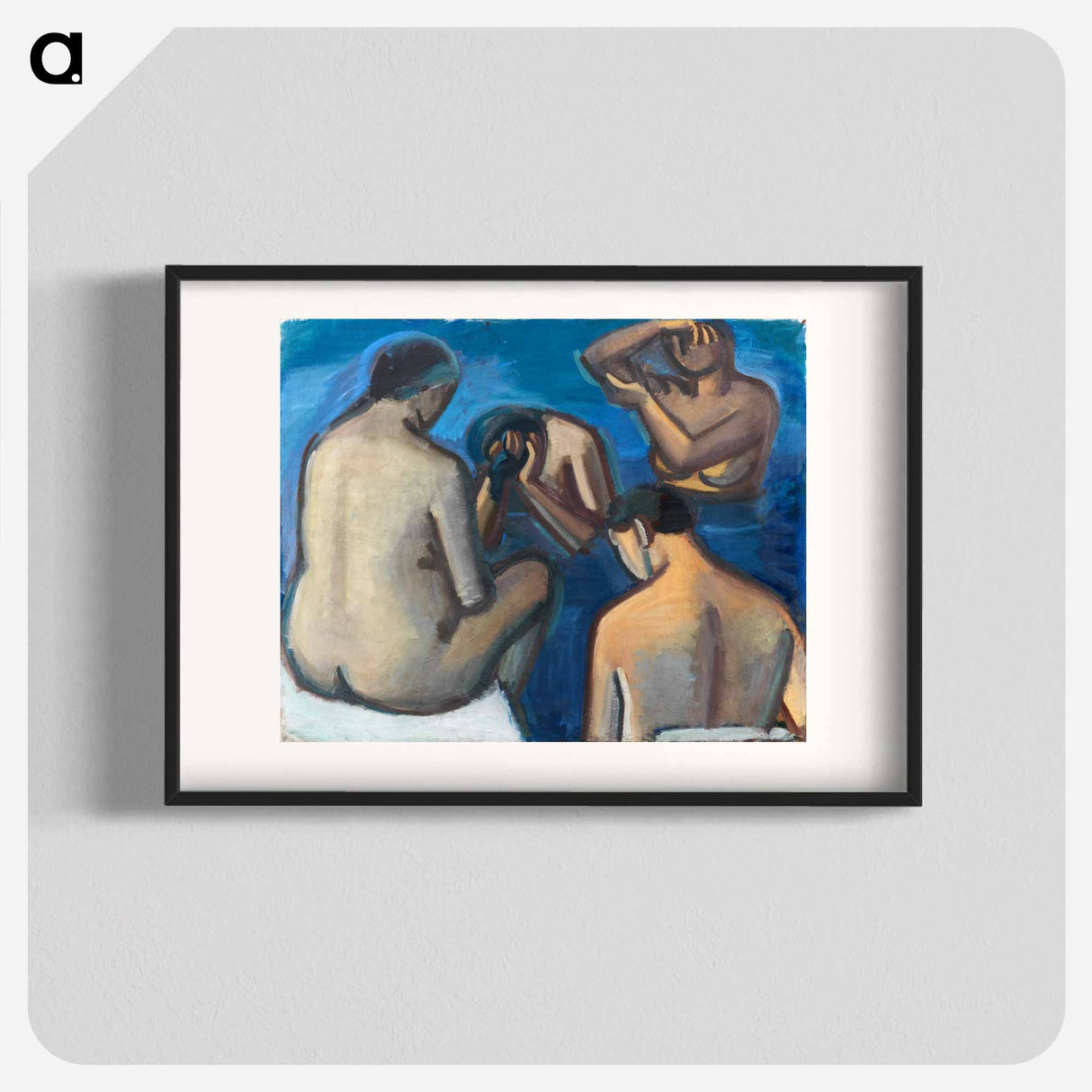 After the bath - Wilhelm Lundström Poster.