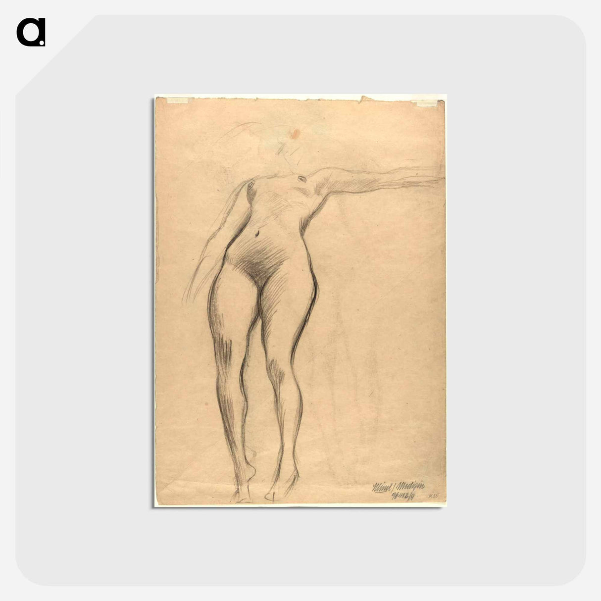 アートポストカード-Figure Studies
- ウィーン博物館 Postcard.