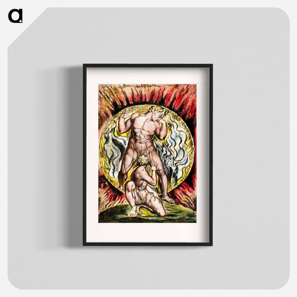 Stepping out of the Sun from Milton: a Poem, To Justify the Ways of God to Men by William Blake - William Blake Poster.