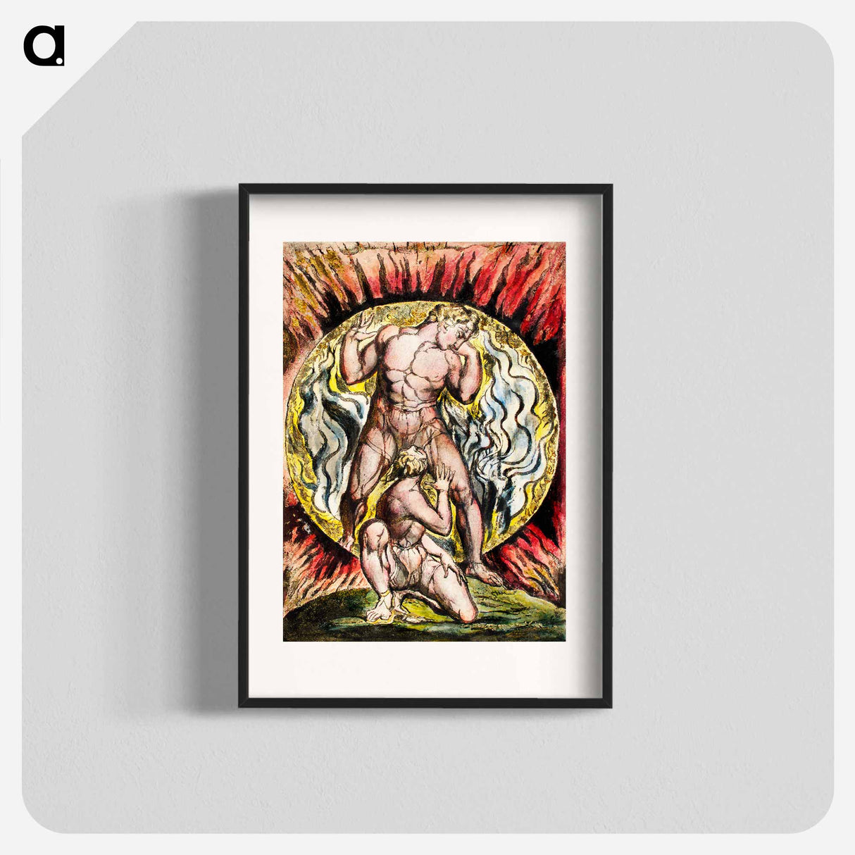 Stepping out of the Sun from Milton: a Poem, To Justify the Ways of God to Men by William Blake - William Blake Poster.