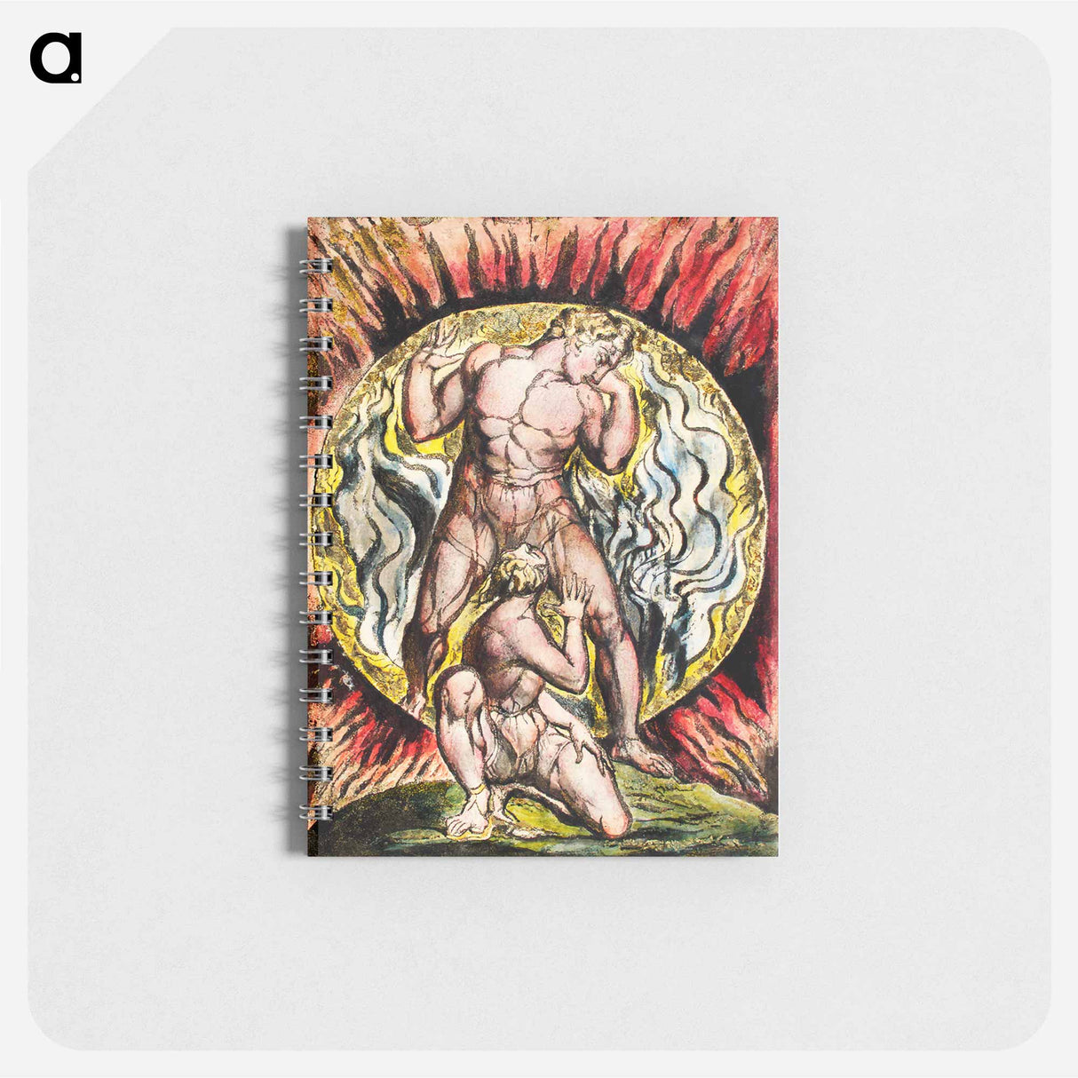 Stepping out of the Sun from Milton: a Poem, To Justify the Ways of God to Men by William Blake - ウィリアム ブレイク Memo.