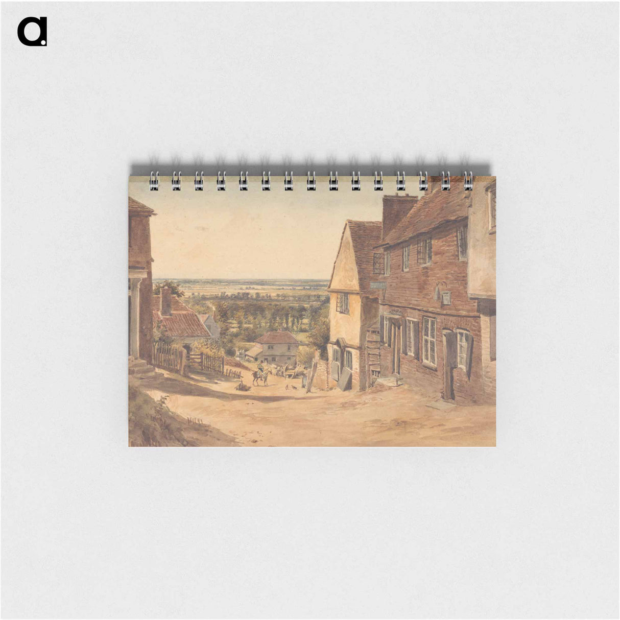 アートメモ帳-Dagnall Lane, St. Albans - ウィリアム ヘンリー ハント Memo.