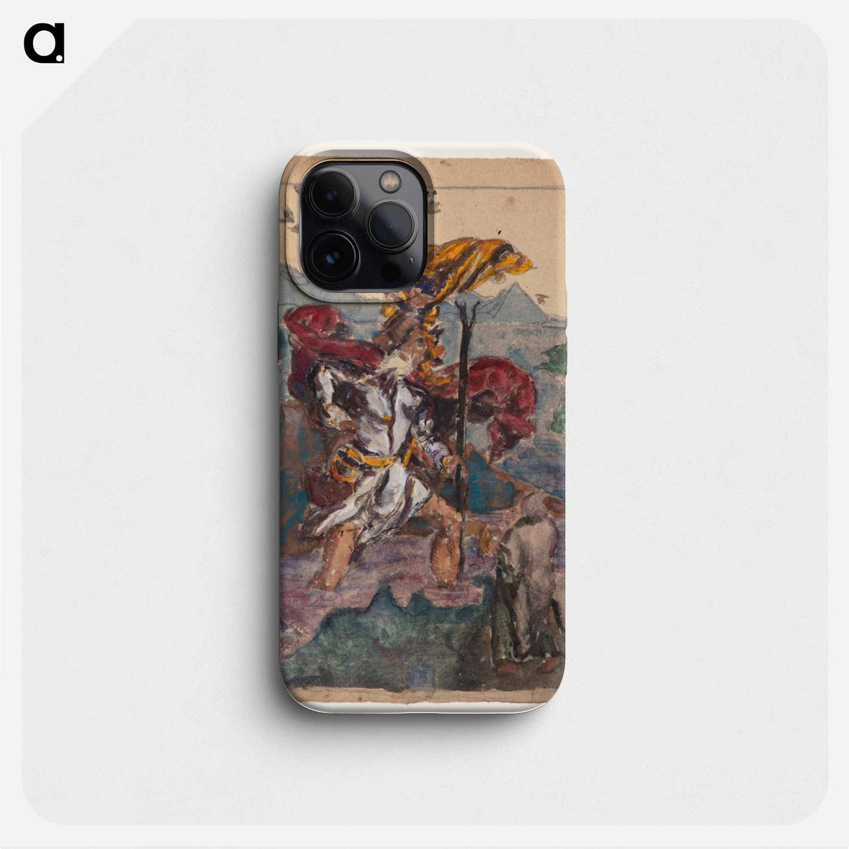Study after Dürer: Saint Christopher II - アルブレヒト デューラー Phone Case.