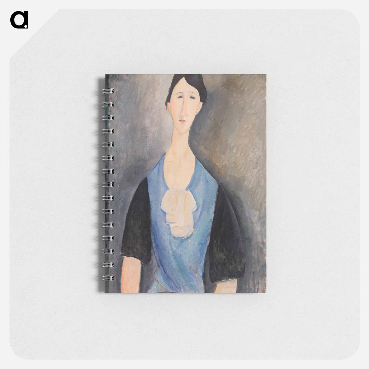 Young Woman in Blue - アメデオ モディリアーニ Memo.