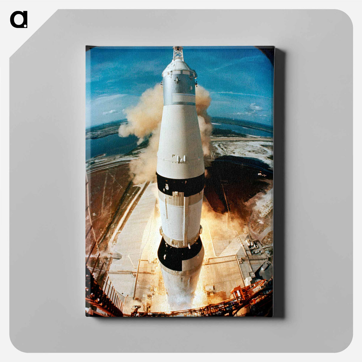 アートパネル-Apollo 11 - アポロ月面着陸 Canvas.