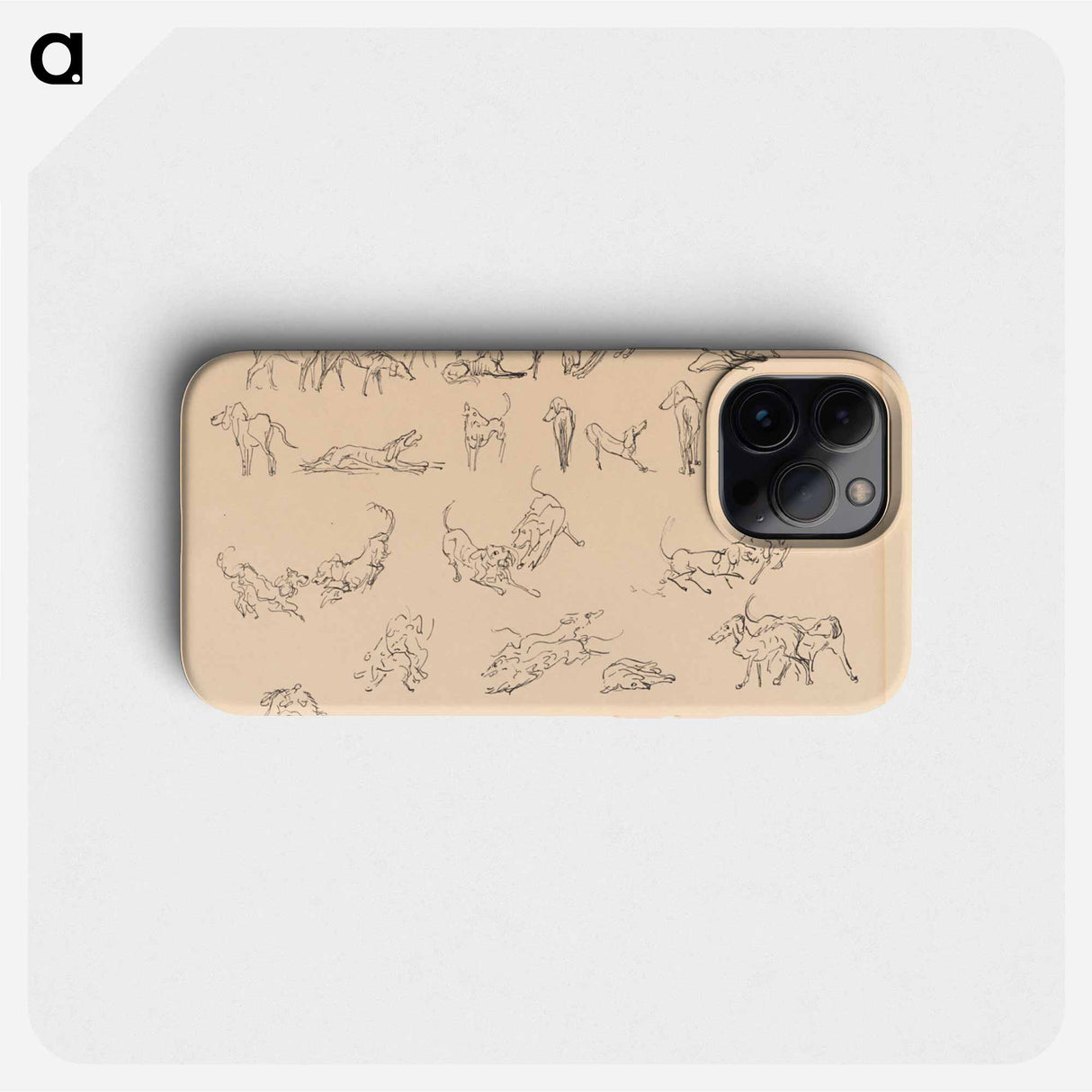 Dog studies - アーノルド ピーター ワイズ クビンチャン Phone Case.