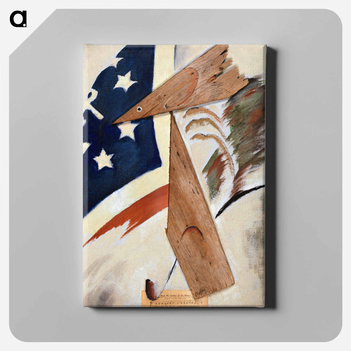 Portrait of Ralph Dusenberry - アーサー ダヴ Canvas.