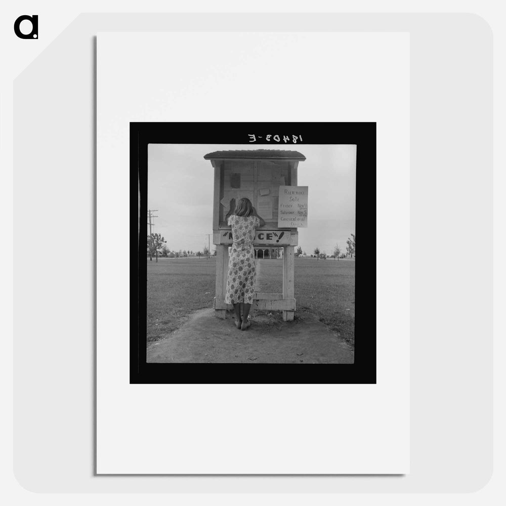 Untitled photo - Dorothea Lange Poster.