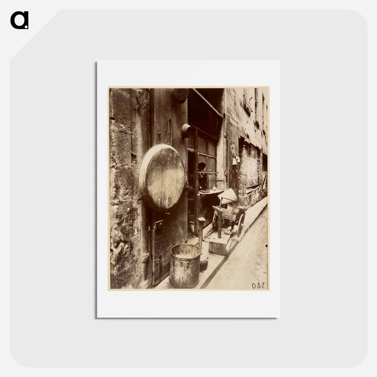 アートポストカード-Rue de la Reynie Tin Smith's Shop
- ウジェーヌ アジェ Postcard.