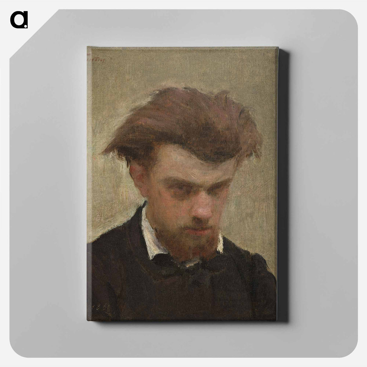 Self-Portrait - アンリ ファンタン ラトゥール Canvas.