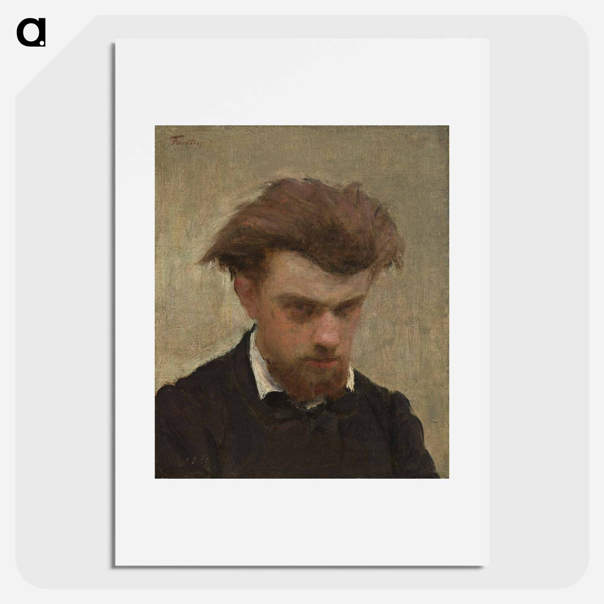 Self-Portrait - アンリ ファンタン ラトゥール Poster.